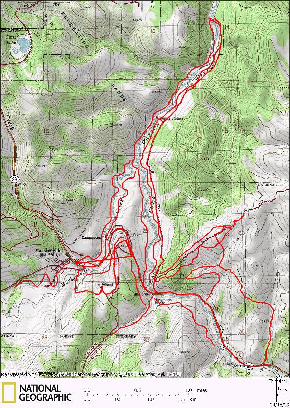 markleeville search routes